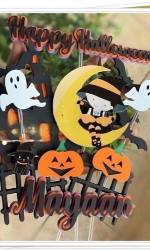 Arquivo de Corte Topo de Bolo Halloween