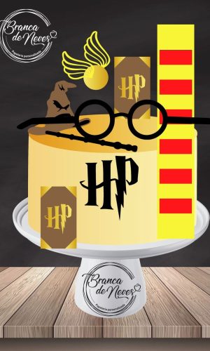Arquivo de Corte Topo de Bolo Harry Potter