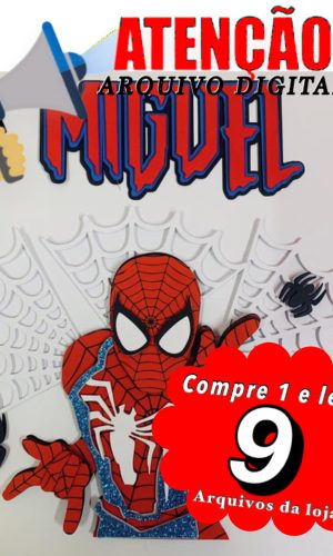 Arquivo De Corte Topo De Bolo - Homem Aranha 01 (19d9a1f)