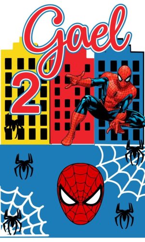 Arquivo de Corte Topo de Bolo Homem Aranha 01