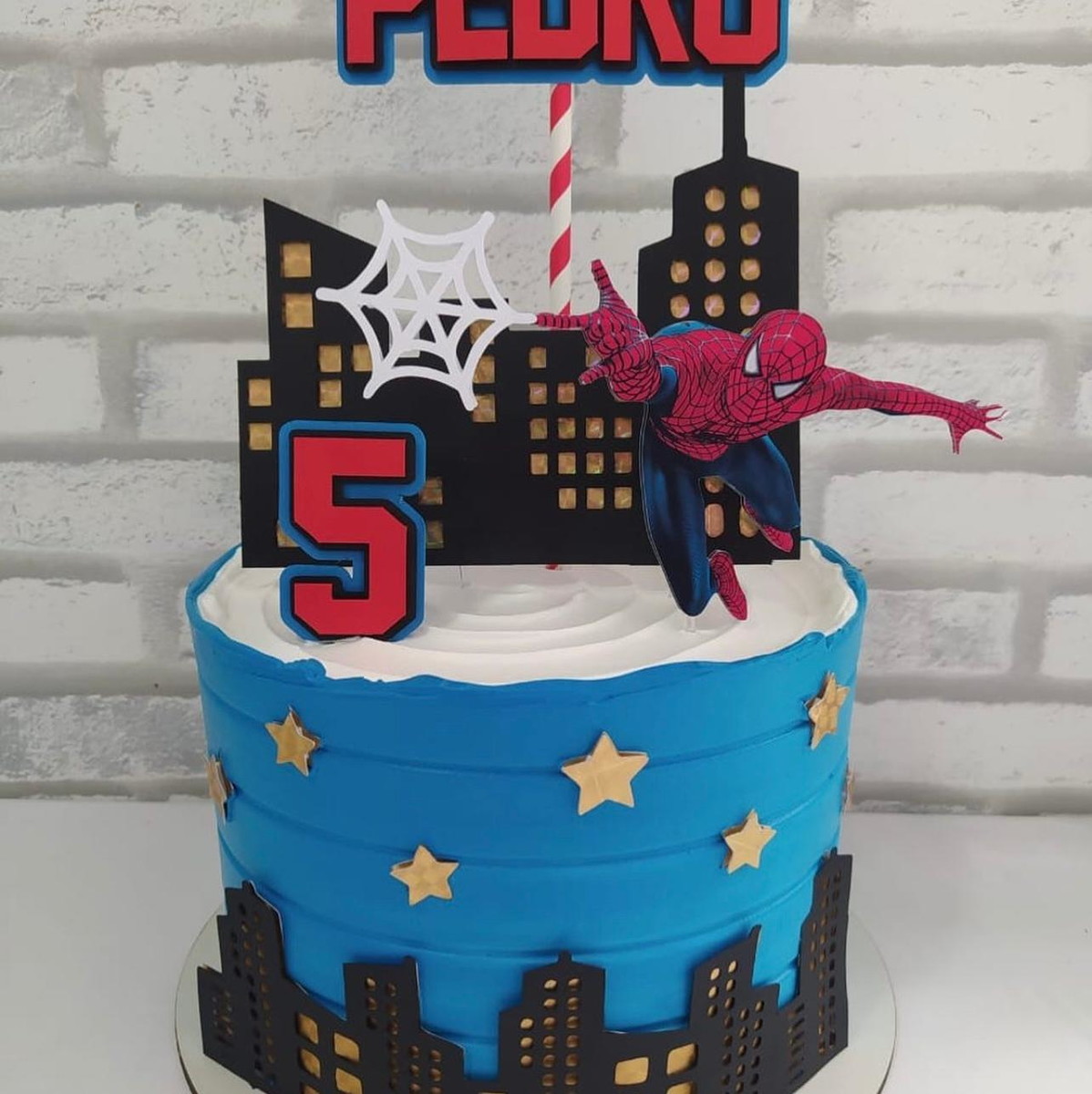Arquivo de corte topo de bolo - Homem Aranha 1 - Imagem 2