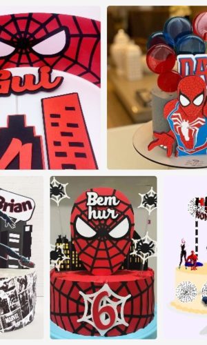 Arquivo de Corte Topo de Bolo Homem Aranha 1 + Brinde