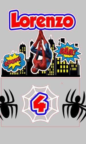 Arquivo De Corte Topo De Bolo Homem Aranha