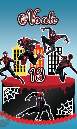 Arquivo Digital Topo de Bolo Homem Aranha #4 Pdf/jpg