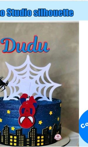 Arquivo De Corte Topo De Bolo Homem Aranha - 439