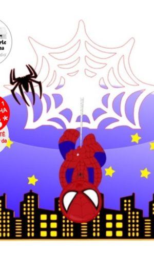 Arquivo de Corte Topo de Bolo Homem Aranha