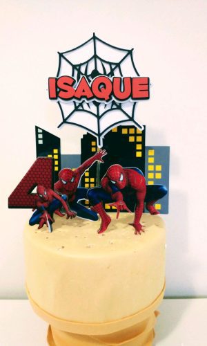 Arquivo de corte topo de bolo homem aranha