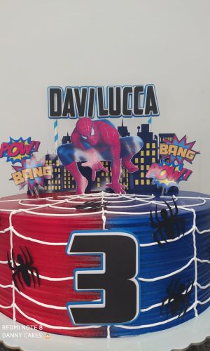 Arquivo de Corte Topo de Bolo Homem Aranha