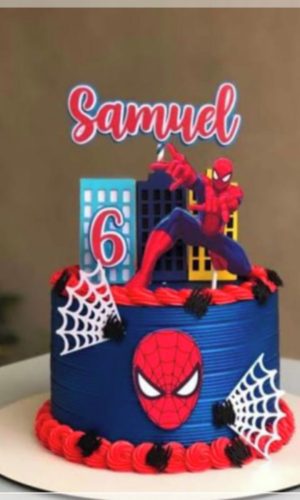 Arquivo de Corte Topo de Bolo Homem Aranha