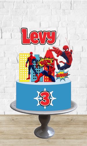 Arquivo de Corte Topo de Bolo Homem Aranha