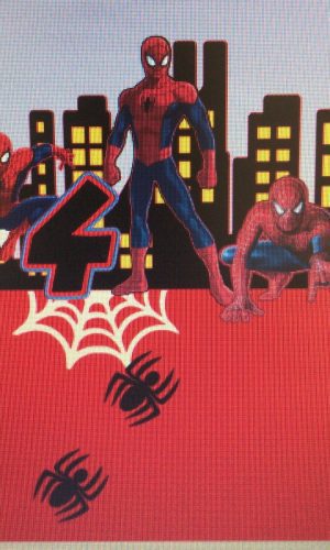 Arquivo de corte topo de bolo homem aranha