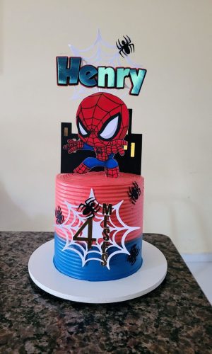 Arquivo De Corte Topo De Bolo Homem Aranha Baby Studio