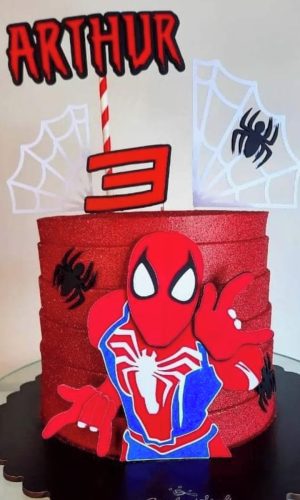 Arquivo de Corte Topo de Bolo Homem Aranha