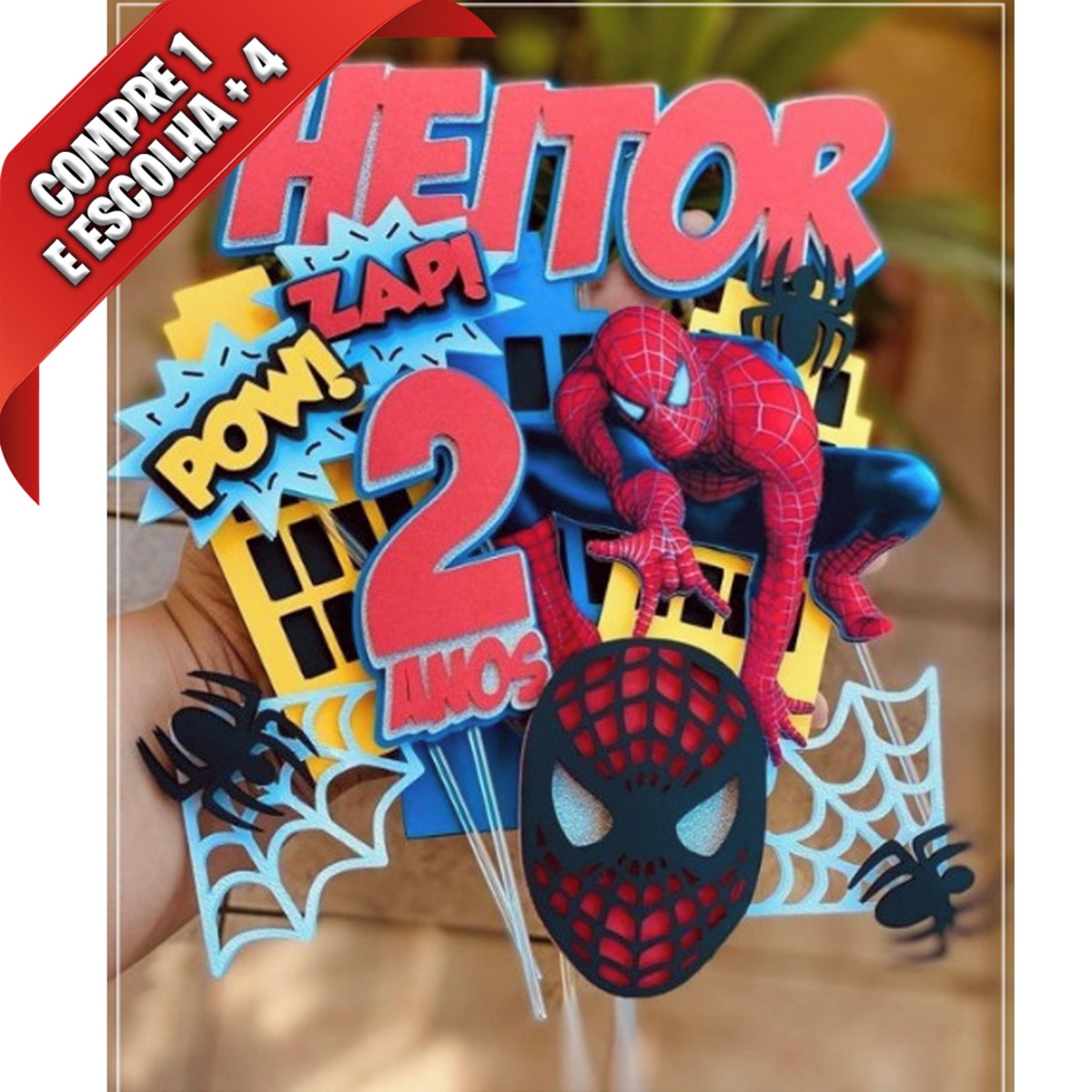 Arquivo de Corte Topo de Bolo Homem Aranha