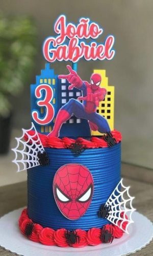 Arquivo de Corte Topo de Bolo Homem Aranha