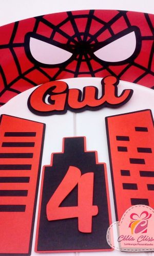 Arquivo de Corte Topo de Bolo Homem Aranha