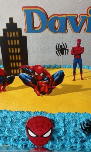 Arquivo de Corte - Topo de Bolo Homem Aranha