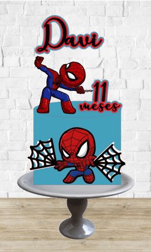 Arquivo de Corte Topo de Bolo Homem Aranha Cut