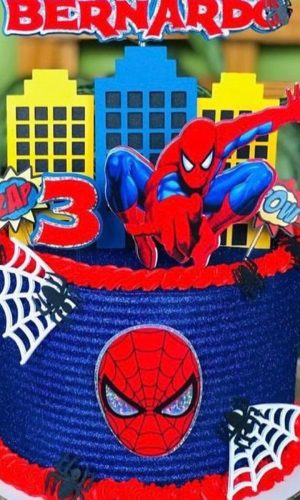 Arquivo de corte / Topo de bolo - HOMEM ARANHA EM CAMADAS 2