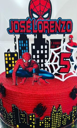 Arquivo de Corte Topo de Bolo Homem Aranha