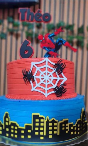 Arquivo de Corte Topo de Bolo Homem Aranha