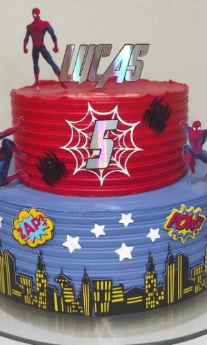 Arquivo de Corte Topo de Bolo Homem Aranha