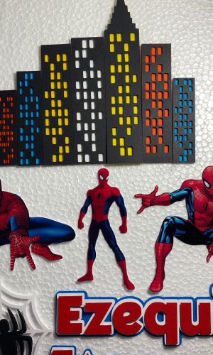 Arquivo de Corte Topo de Bolo Homem Aranha