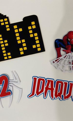 Arquivo de Corte Topo de Bolo Homem Aranha