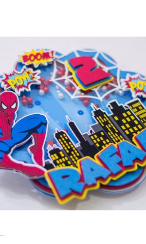 ARQUIVO DE CORTE TOPO DE BOLO HOMEM ARANHA (SPIDER MAN)