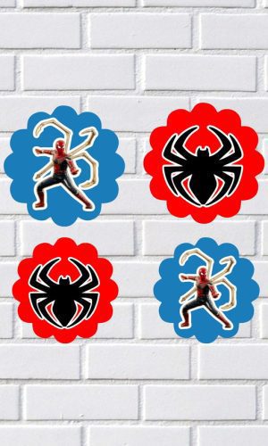Arquivo de Corte Topo de Bolo Homem Aranha Studio 004