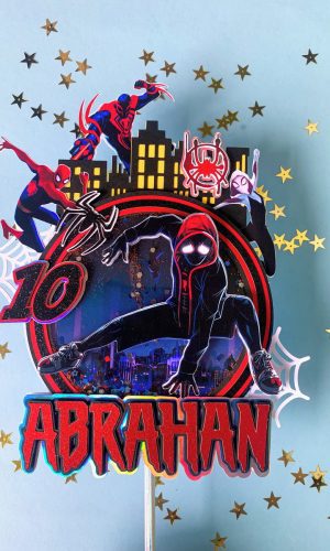 Arquivo de Corte Topo de Bolo Homem Aranha Studio+brinde