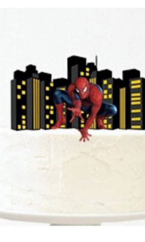 Arquivo de Corte topo de bolo Homem Aranha Studio pdf 4