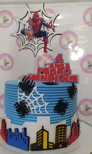 Arquivo de corte topo de bolo HOMEM ARANHA