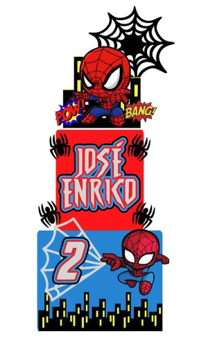 Arquivo de Corte Topo de Bolo Homem Aranha