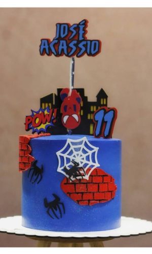Arquivo de corte Topo de bolo - Homem Aranha