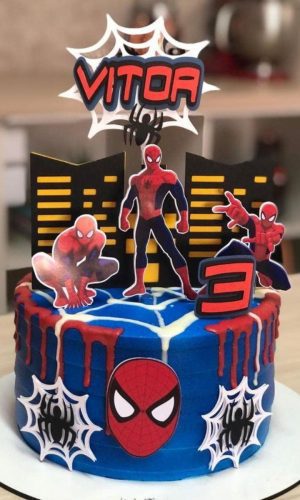 Arquivo de Corte Topo de Bolo Homem Aranha