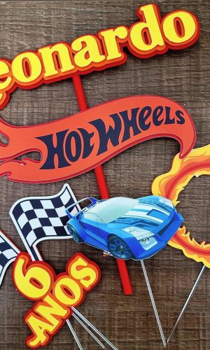 Arquivo de corte Topo de bolo hot Wheels