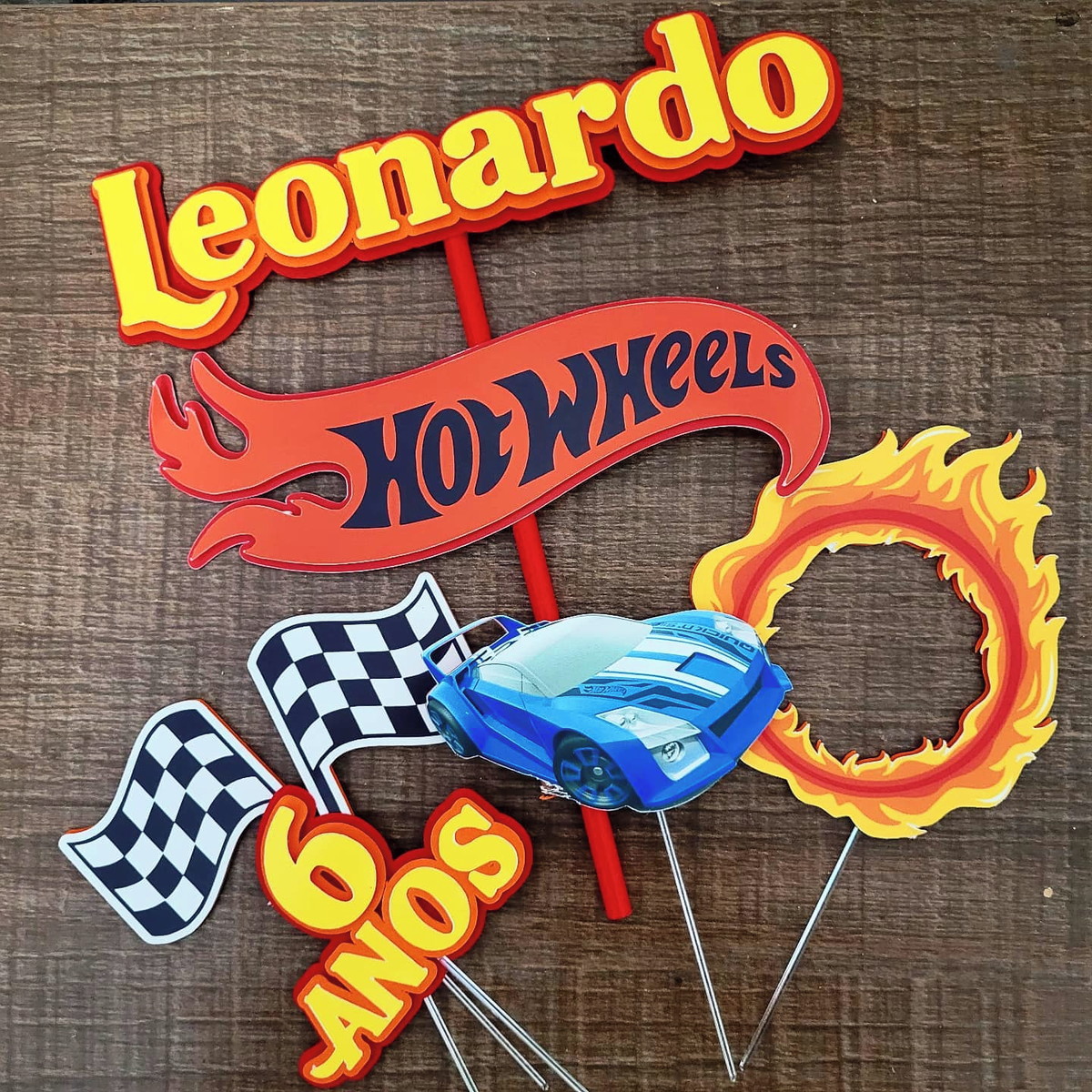 Arquivo de corte Topo de bolo hot Wheels