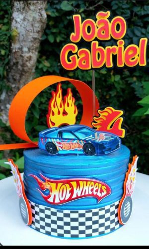 Arquivo de corte topo de bolo HOTWHEELS