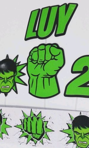 ARQUIVO DE CORTE TOPO DE BOLO HULK #11244