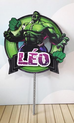 Arquivo de Corte Topo de Bolo Hulk
