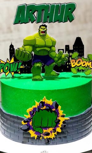 Arquivo de Corte Topo de Bolo Hulk