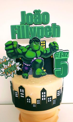 Arquivo de corte topo de bolo Hulk