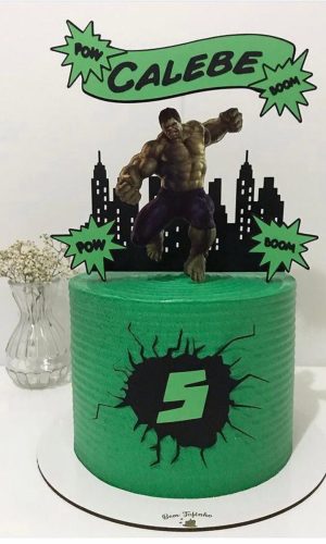 KIT 4 ARQUIVOS arquivo de corte topo de bolo hulk