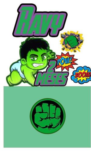 Arquivo De Corte Topo De Bolo Hulk