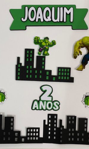 Arquivo de Corte Topo de Bolo Hulk