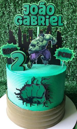 Arquivo de corte topo de bolo HULK