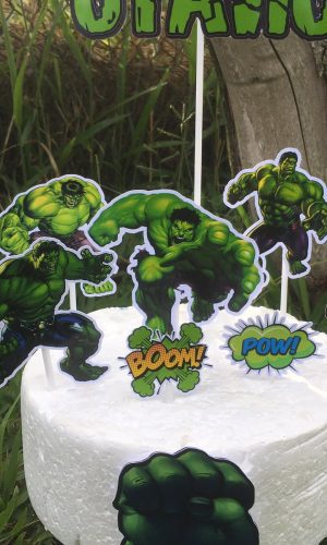 Arquivo de corte topo de bolo Hulk