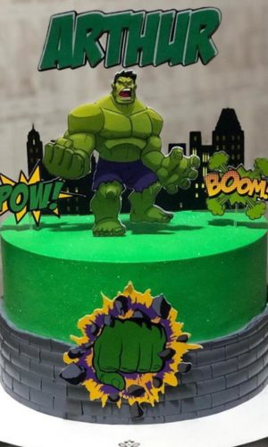 Arquivo de Corte Topo de Bolo Hulk