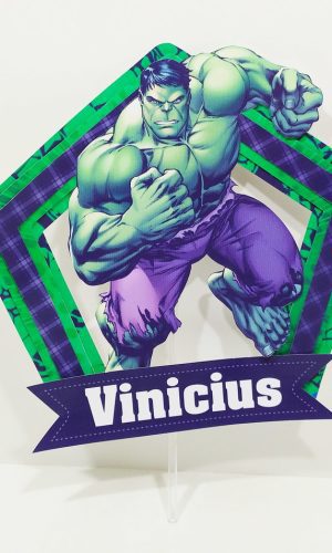 Arquivo de Corte Topo de Bolo Hulk
